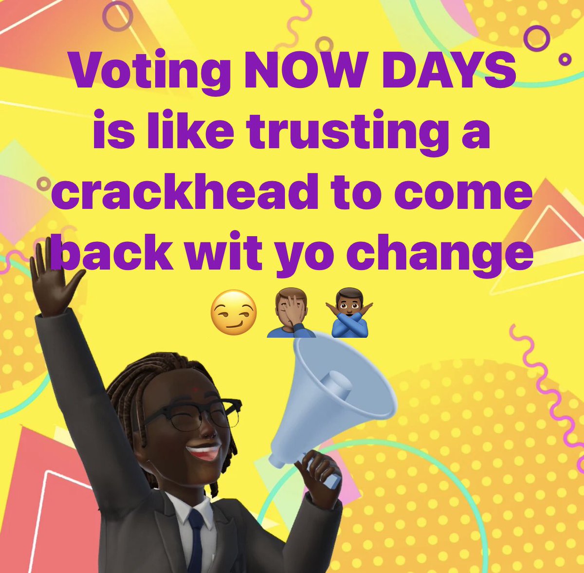 BlackGod0369's tweet image. Fck voting unless yall got some #Reparations on the agenda #BlackAmerican #Delineation #Deportations #FckImmigration #SecureTheTribe
