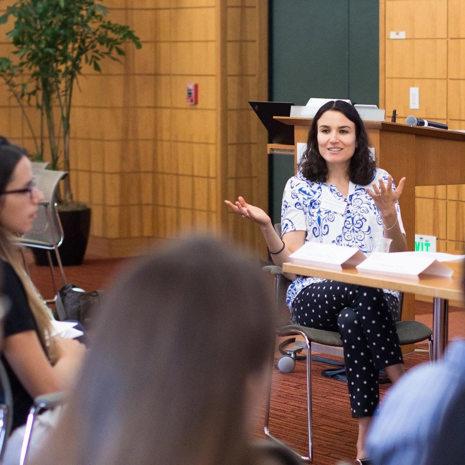 This year's <a href="/AEAInformation/">AEA Information</a> winner of its annual prize for a woman #economist, SHP's <a href="/maya_rossin/">Maya Rossin-Slater</a> believes in mentoring those coming up behind her in a field where women lag far behind men. bit.ly/40cLLf4