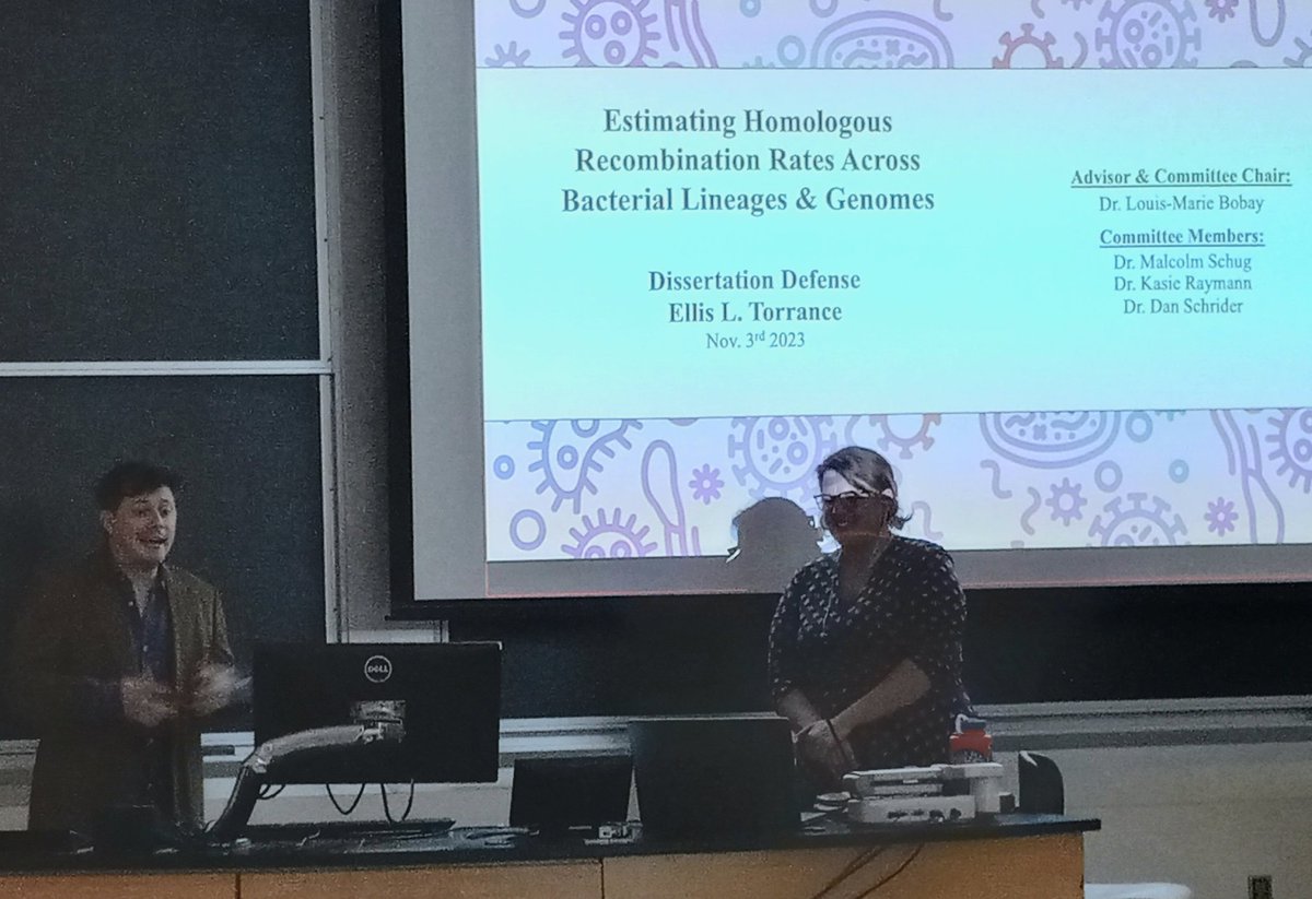 Back in Greensboro today with the @lmbobay lab to attend <a href="/ellistorrance/">Ellis</a> dissertation defense. It was also <a href="/bio_uncg/">UNCG Biology</a> weekly Friday seminar.
