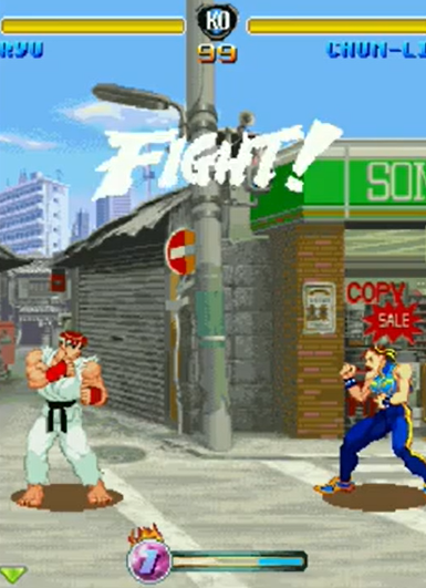 ShotoGamer's tweet photo. The Gameloft version, the portrait keyboard & landscape touchscreen. #StreetFighterAlpha #SFAlpha #StreetFighterZero #SFZero https://t.co/656GaoA6kz