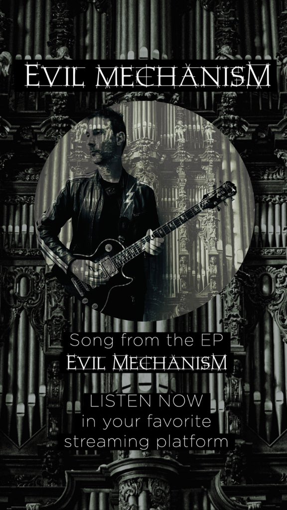 “EVIL MECHANISM” Song from “Evil Mechanism”. The new EP from 12 Degrees of Saturation. Listen now in your favorite streaming platform. #newrelease #newalbum #newartist #indieartist #independentartist #supportIndieMusic open.spotify.com/intl-pt/album/…