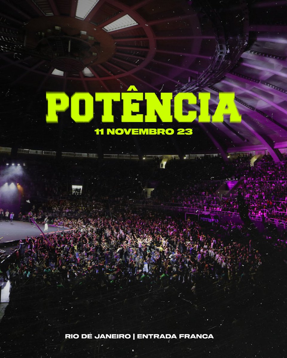 A CONFERÊNCIA POTÊNCIA 2023 está chegando!! Dia 11 de novembro no Centro de Convenções CEIZS, entrada gratuita - mais informações em eusoupotencia.com / Vai ser imperdível, te esperamos lá!