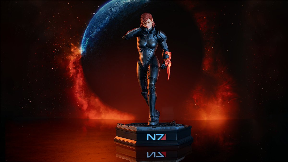 This N7 Day, we are teaming up with @bioware to release our first ever @masseffect sixth scale statue featuring fan-favorite Commander Shepard! Pre-order by November 13 to get $20 off! Defend the galaxy from danger and pre-order today! bit.ly/3trxiQ1 @DarkHorseComics