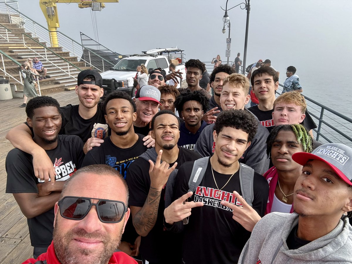 On the road for the Santa Monica College Tournament.