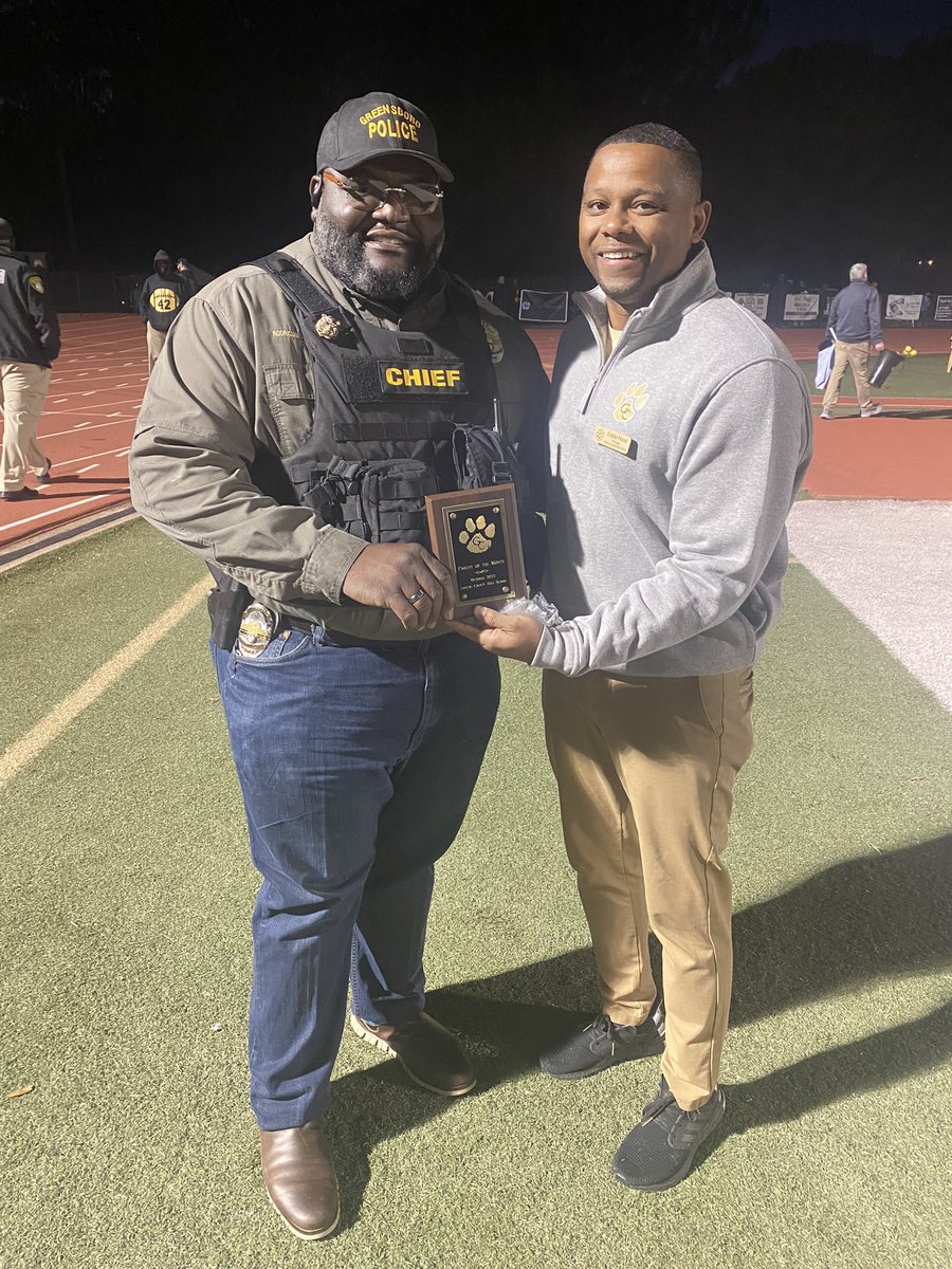 October’s Parent of the Month is Chief Monfort. Thank you for your support of GCHS, our community, and our Athletic Programs. #GoTigers