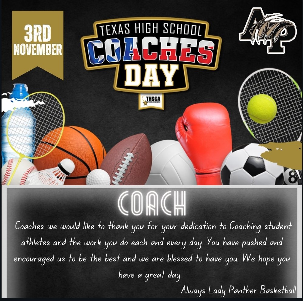CoachWafer's tweet photo. Anahuac Lady Panther Basketball #TheAPway #CoachesDay @AnahuacLPB @AnahuacPanther https://t.co/DDH6qWlkna