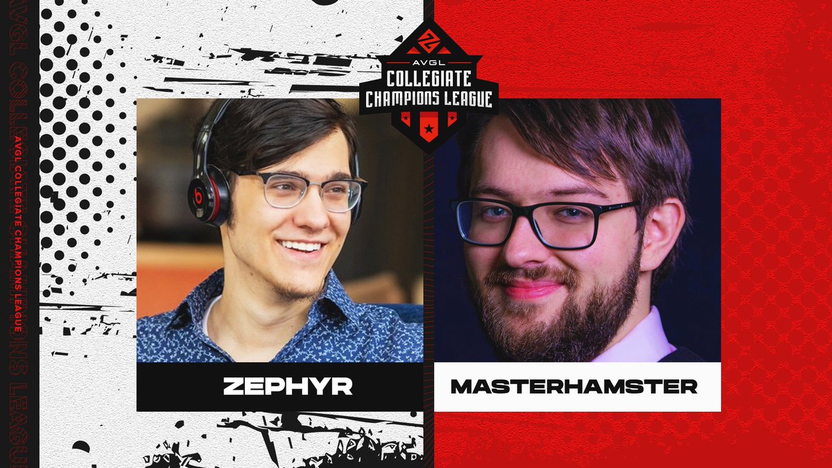 Currently live with Round 4 of the Collegiate Champions League! Tune in now! 🎙️ @ZephyrCasts & @MasterHamster 🎥 @ShenUesports 📺 twitch.tv/AVGL