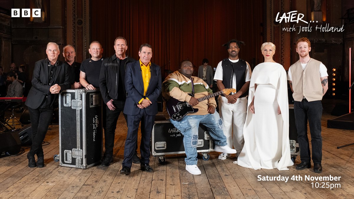 Tonight, we have Later… debuts from @callmekingfish, @sampha, @izofitzroymusic and @WJHealey. We also welcome back @OfficialOMD to the Later… studio! You won’t want to miss it! ✨ Join us at 10:25pm tonight on @BBCTwo and @BBCiPlayer 📺