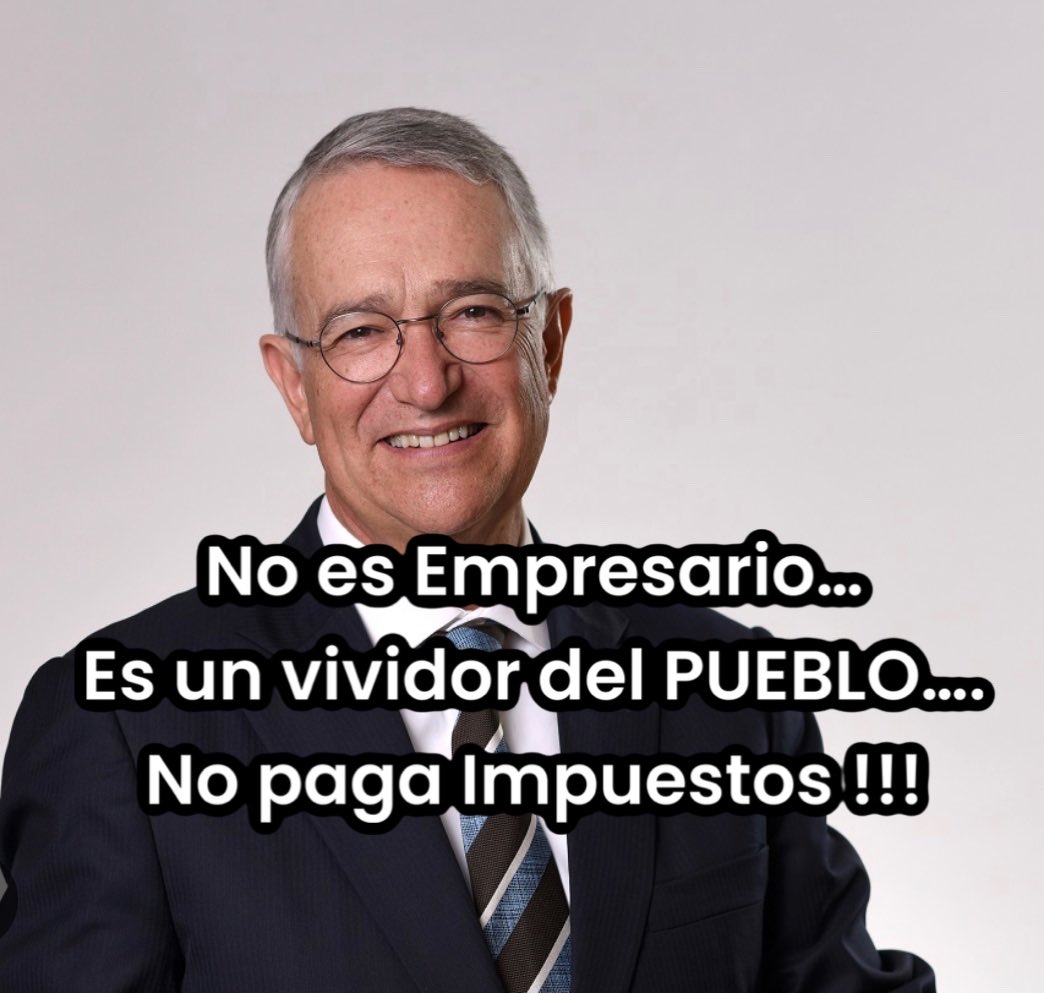 MexicoGranPais2's tweet photo. No es Empresario…
Es un vividor del PUEBLO….
No paga Impuestos !!! https://t.co/EoN3Sec0Zx