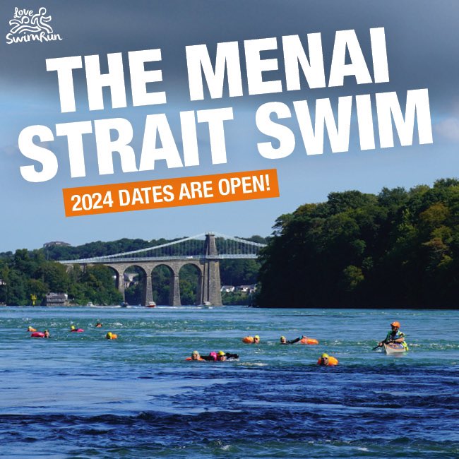 New 2024 dates for the Menai Strait Swim are now on the website.

Is this bucket list swim on your radar? Comment below if you want to join us!

Find out more on the website (link in the comments below) 
#openwaterswimming #wildswimming #northwales #swimming #outdoorswimming