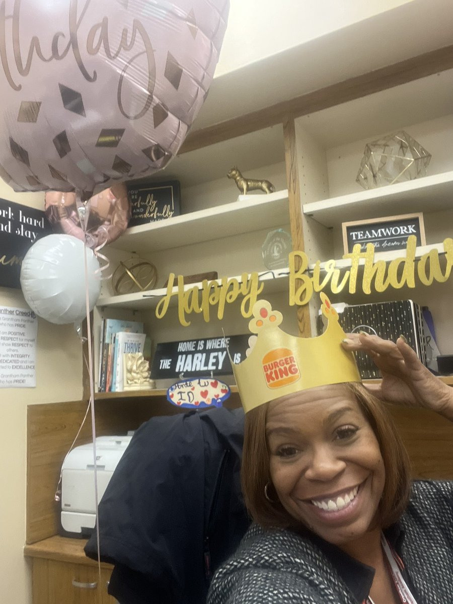 Happy Birthday to me! I appreciate the love from @Grantham_AISD staff for making 50 rememberable. 🎂🎉#50 #officiallygrown