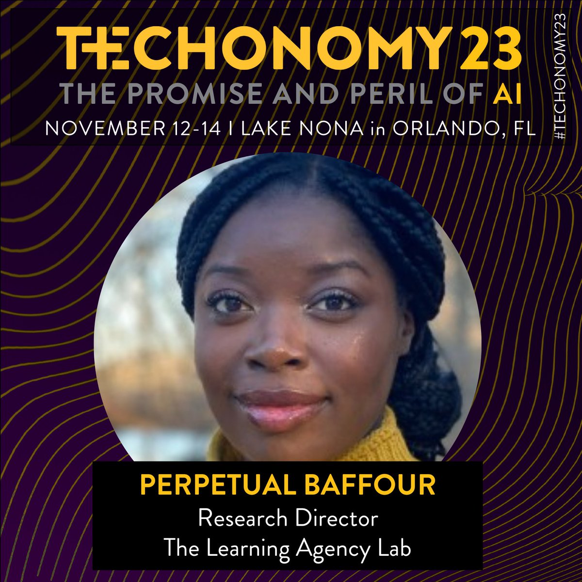 worthmag's tweet image. #Techonomy23: The Promise and Peril of AI is almost one week away. Meet four of our speakers below.  
@PerpBaffour @fedex @LockheedMartin @Aeros_Corp
Join us in Lake Nona + learn more about #Techonomy23 here: hubs.la/Q027M7ZK0