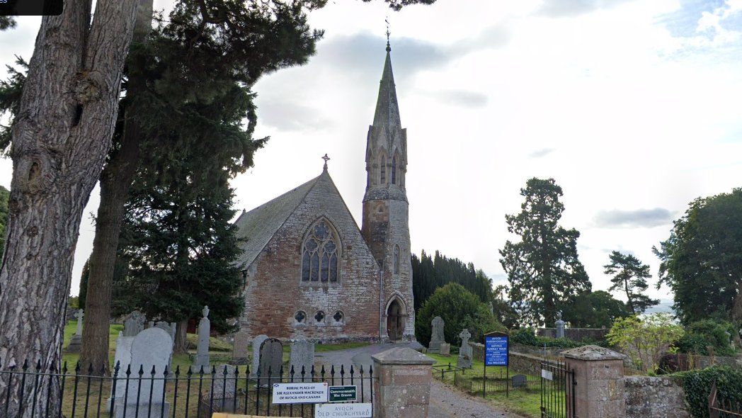 Stratherrick365's tweet photo. @postcarddaily #Avoch #Scotland Burial Place of Sir Alexander MacKenzie of Avoch and #Canada - we still get visitors. https://t.co/C6XKaC6WGP