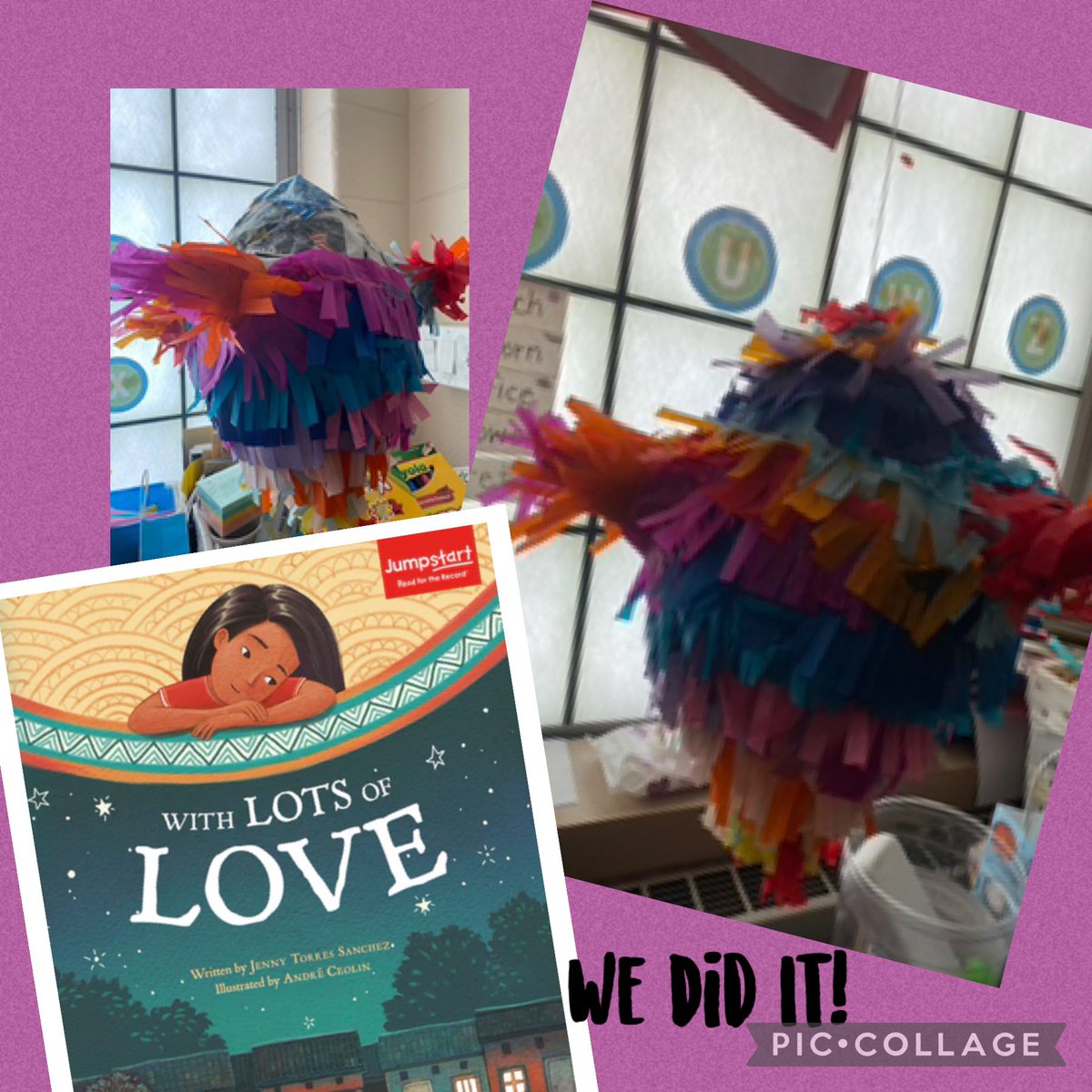 LMESCopman's tweet image. We read for the record, got inspired by the book With Lots of Love, and made a piñata from start to finish! #coltsup #3rdgradersrock @LMES_Principal @LMESColts @Brick_K12