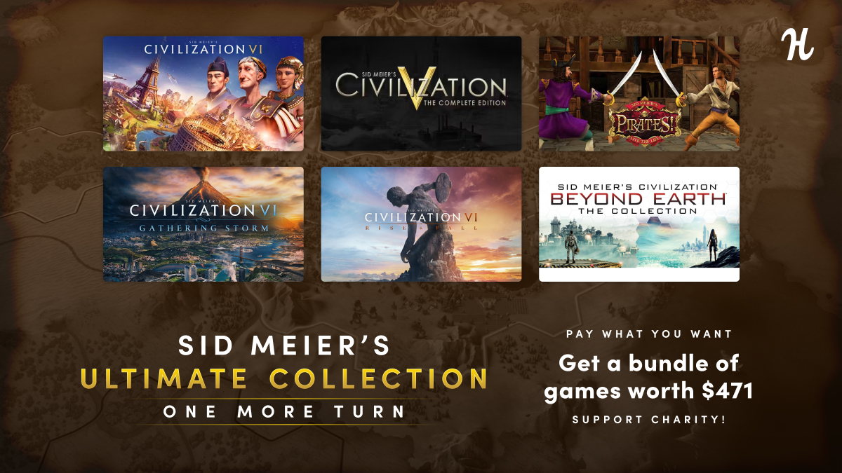 Discover one of the most celebrated strategy series of all time in this bundle featuring Civilization VI and a treasury of DLC scenarios, civs, and expansions. Plus lots more Sid Meier classics. Check it out 👇 bit.ly/3S6BNde