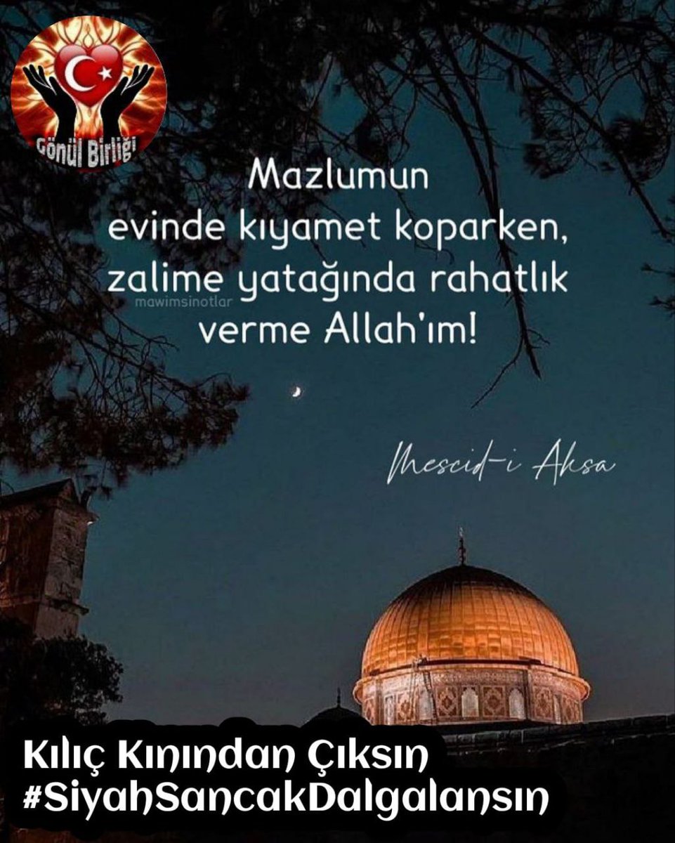 Ümitvar olunuz. Şu istikbal inkılâbı içinde, en yüksek gür sada İslâmın sadası olacaktır☝️

Kılıç Kınından Çıksın
#SiyahSancakDalgalansın
