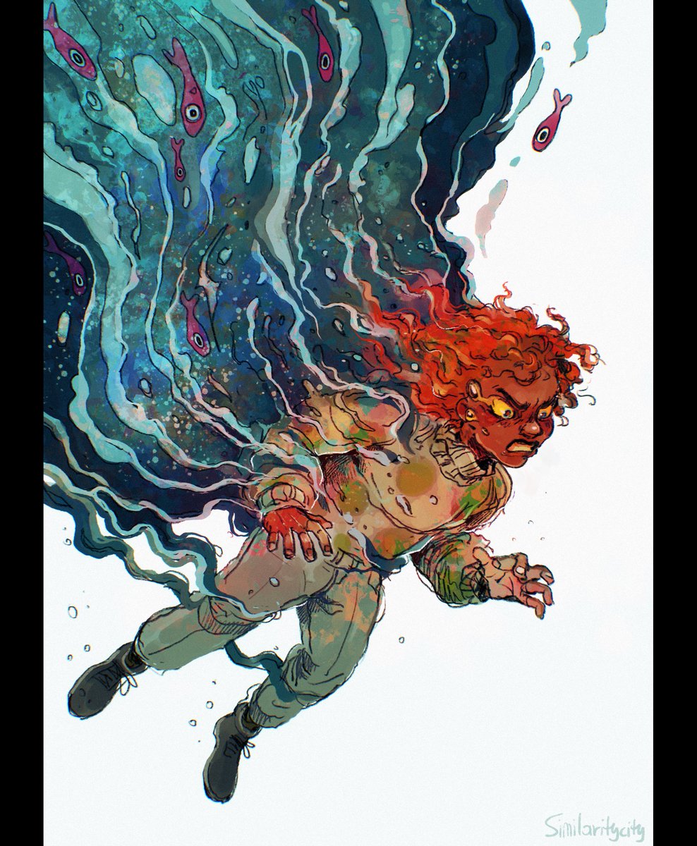 Splash-
#oc #digitalart #procreate