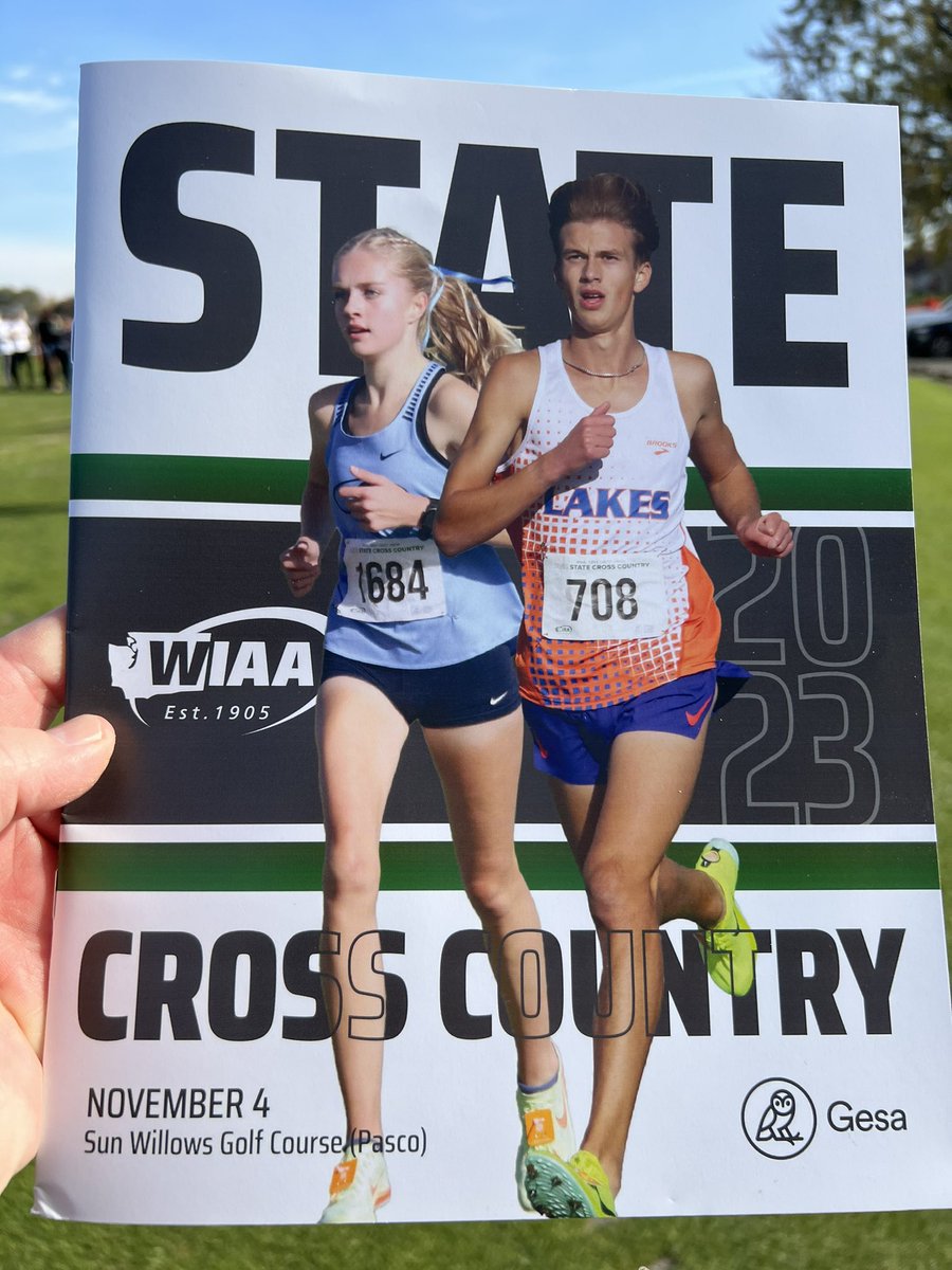 TidesTrack's tweet photo. Well lookee here…cover of this year’s state meet program! https://t.co/r6JK7xEkPo
