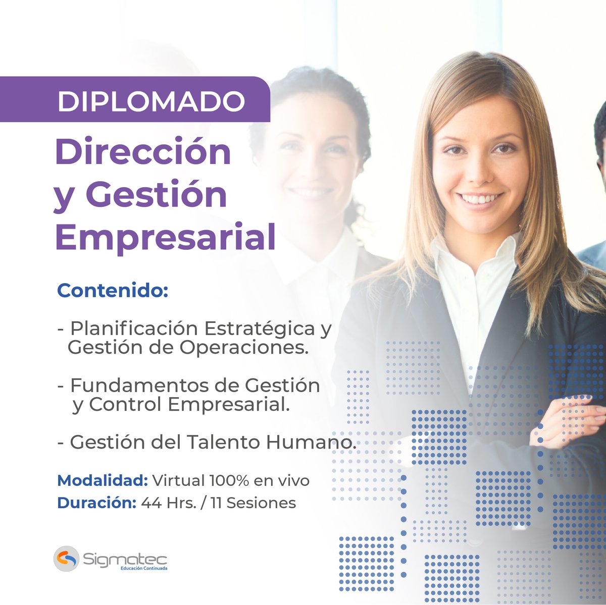 sigmatecdr's tweet image. 🚀🎓 ¡Conviértete en un líder empresarial ético y exitoso con nuestro Diplomado en Dirección de Gestión y Control Empresarial! 🌐💼

¡No pierdas esta oportunidad de crecimiento y transformación! 🌱✨

Más información en sigmatec.org

#Sigmatec #educacióncontinuada