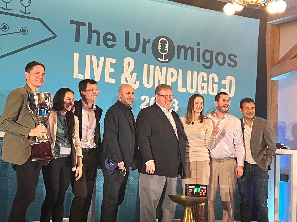 shilpaonc's tweet photo. @Uromigos #UromigosLive 
‼️Nail-biting finish with #TeamLA beating #TeamBoston by 1 point!‼️
@tompowles1 did an amazing job as the moderator &amp;referee 

@brian_rini @montypal @TDorffOnc @DrRanaMcKay @DrRosenbergMSK @PGrivasMDPhD @DrChoueiri https://t.co/F3p86mLxKP