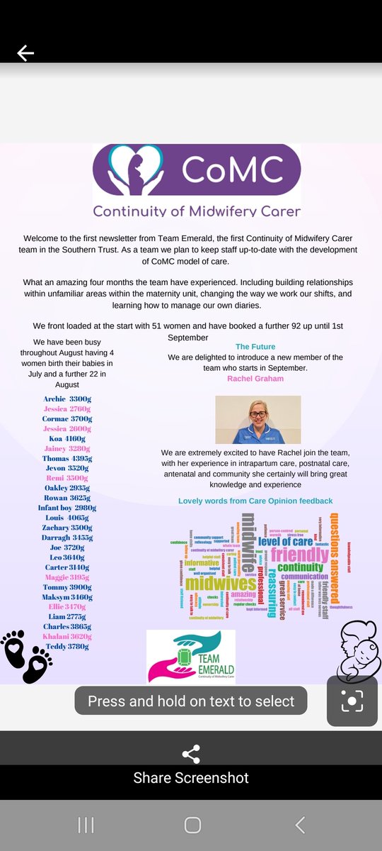 @SouthernHSCT Our July and August babies #CoMCTeamEmerald #CoMC