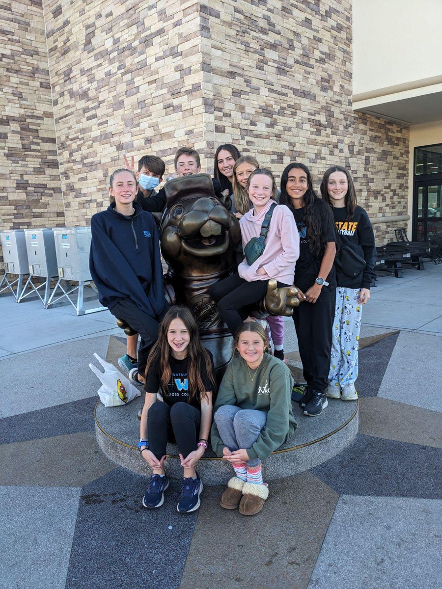 The Watauga MXC Team has landed in Louisville!!!

We are ready to run the MS XC Nationals on Saturday as we represent Watauga, the great State of NC and we’ll throw in support for Buc-ees too!! 😁

When the goal is to have fun, running is the icing on the cake! Stay tuned…