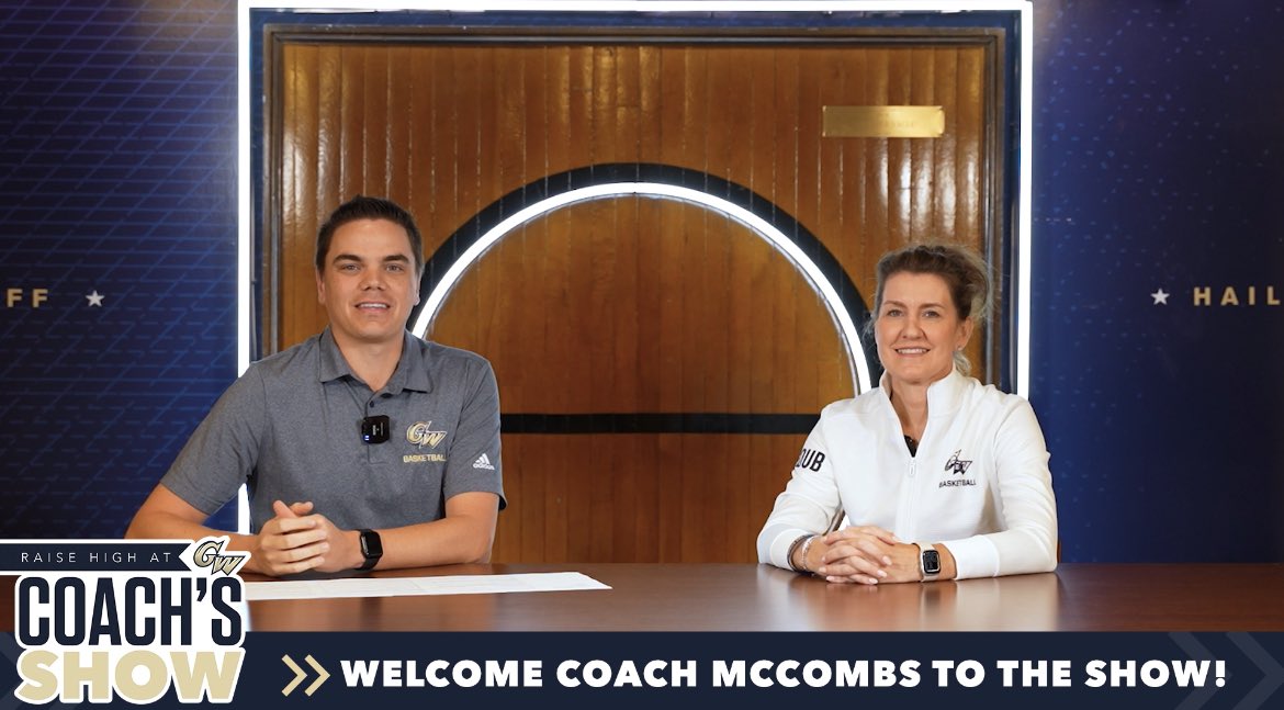 The Raise High at GW Coach’s Show returns tomorrow! Tune into <a href="/MSE/">Monumental Sports & Entertainment</a> at 11 AM to catch Coach McCombs’ thoughts ahead of the upcoming season! 📺🏀

#RaiseHigh