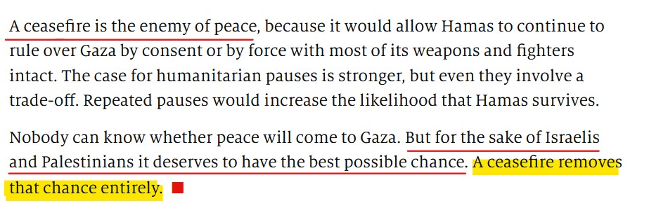 hate_stopper's tweet photo. Atrocious article by @TheEconomist. The bottom line of this repugnant article precisely mentions the true agenda of the article - OPPOSING CEASEFIRE!
If there ever was an axis of evil, it's the Media, the military-industrial complex, and the war-mongering West.
#CeasefireForGaza https://t.co/xv4dle4ZPA