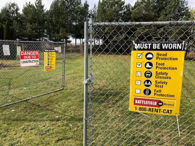 We're ready to begin.  The work area is enclosed.  Construction begins on Monday.  We expect the expansion to six beds to be completed by next summer so that we can support more individuals and families. Thanks to all who have supported this important campaign.