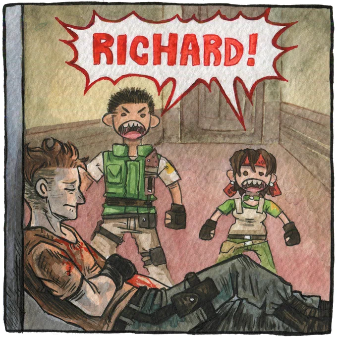 Richard has encountered some terrible demons in this dangerous mansion ✨

(1/2) 