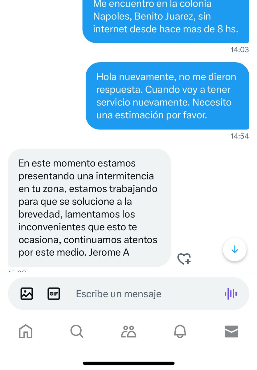 MatiasRapagna's tweet photo. @totalplaymx @Ric_chef Para que me piden que escriba por privado? Me contestan lo mismo que por la app.
Necesito que solucionen el problema o nos den un tiempo esimado https://t.co/vAdQ8wJqWL