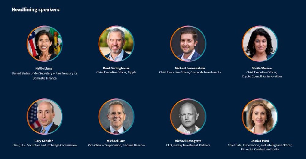 🚨🤣 MUST SEE : Ripple CEO Brad Garlinghouse and SEC Chair Gary Gensler are set to share the stage at the same event on November 6-9 during  #DCFintechWeek 2023 . 

The irony is undeniable. 🤯💥 Another victory for Ripple! 🌊📈 #Ripple #CryptoLeaders #BlockchainEvent #XRP…