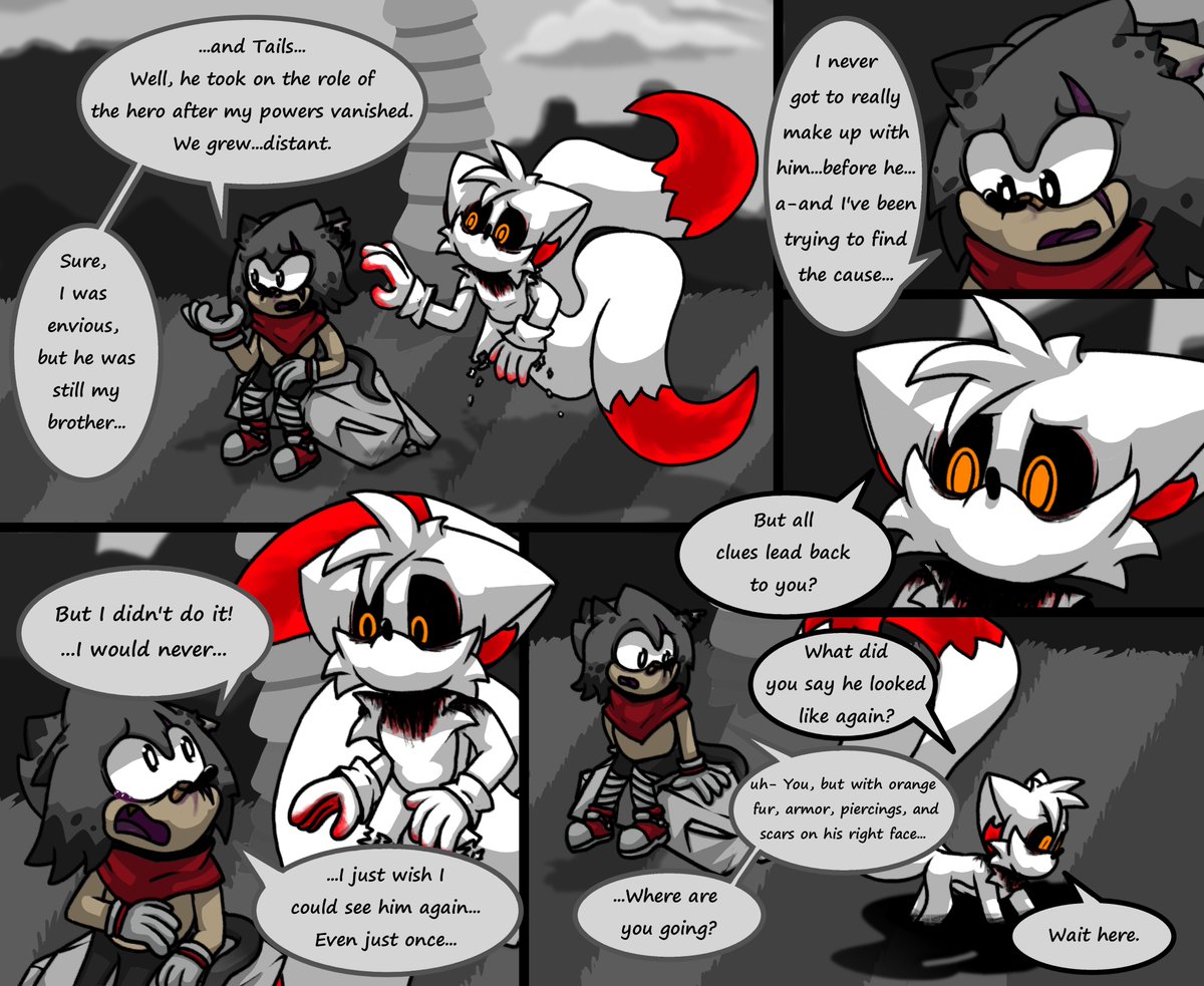 FlipDesert72450's tweet photo. New Normal &amp; Blank (by @RyDoge101 ) interaction 
[ FULL COMIC ]
----------------
( 4 / 8 )
----------------
#NewNormalSweep #ItsBlankingTime #sonicexeoc #sonicexe #exeoc #exe https://t.co/G5iwBlMBek