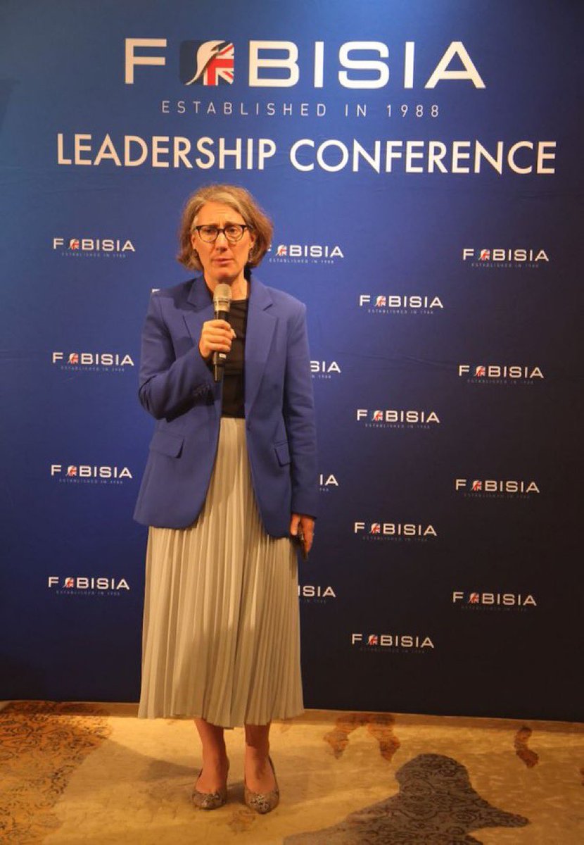 We are honoured to have UK High commissioner HE Ailsa Terry join us at the opening reception for the 30th FOBISIA Leadership Conference.

#UKinMalaysia #FOBISIA #FOBISIALeadership #ukinthailand #bangkokprep #ShapingTheFutureTogether