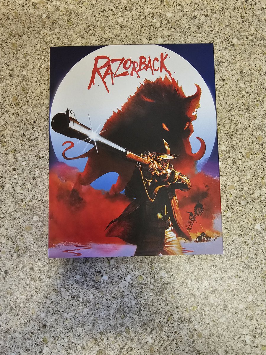 Today's delivery is @UmbrellaEnt RazorBack 4K from the fantastic @FilmTreasuresUK