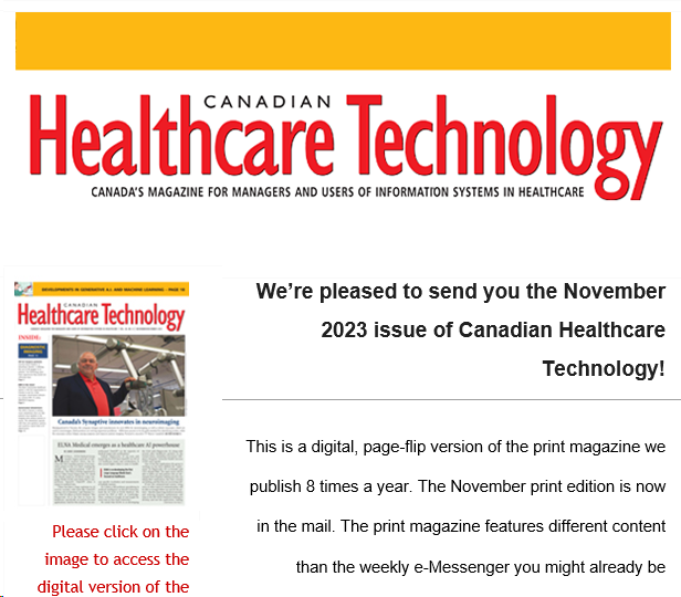 MyGoldCare's tweet photo. 🌟 Honored to be featured in another spotlight in Canadian HealthCare Technology Magazine, where we delve into our role in spearheading @vhacaregiving remarkable digital transformation journey. 🚀📰Scroll to page #16!

#DigitalTransformation #HealthcareInnovation #ClientSuccess https://t.co/30zRDB0cH2