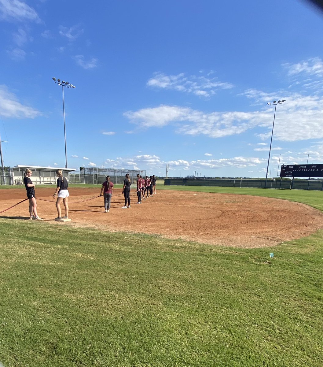 Coach_Janicek's tweet photo. #FieldShotFriday Tough break spending half our time trying to keep our house right but like my dad always said, βitβs building grit and characterβ. If you do the same, you feel us and if you have turf, count your blessings. π #WeAreGR https://t.co/3IaYinSQxW