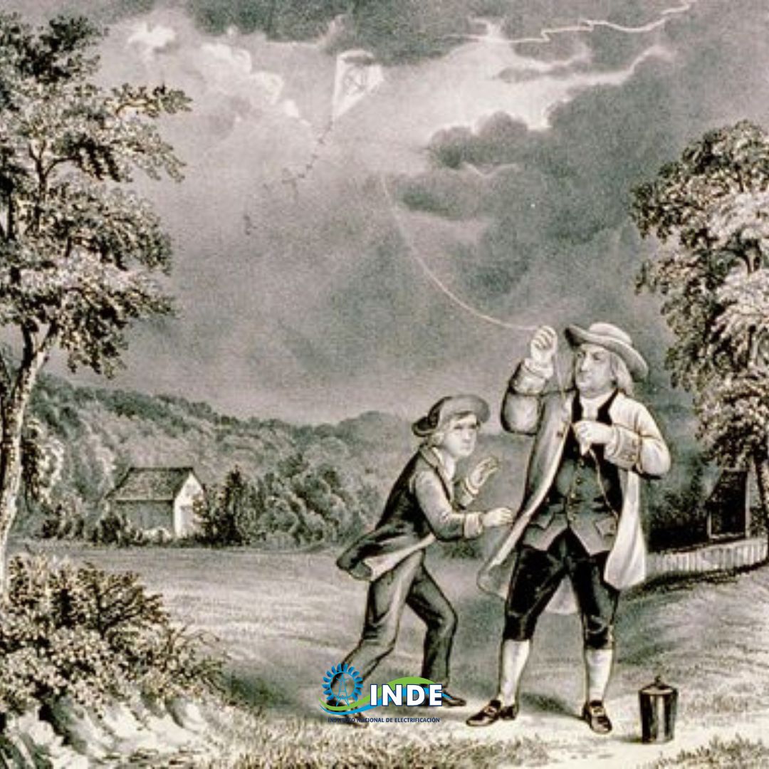 🔴 #SabíasQué un cometa y una llave fue la hazaña más conocida de Benjamín Franklin en 1752, a partir de ahí se consideró el nacimiento de la ciencia eléctrica. ⚡🪁

#HistoriaQueIlumina #Electricidad #EnergíaRenovable #SomosBuenaEnergía