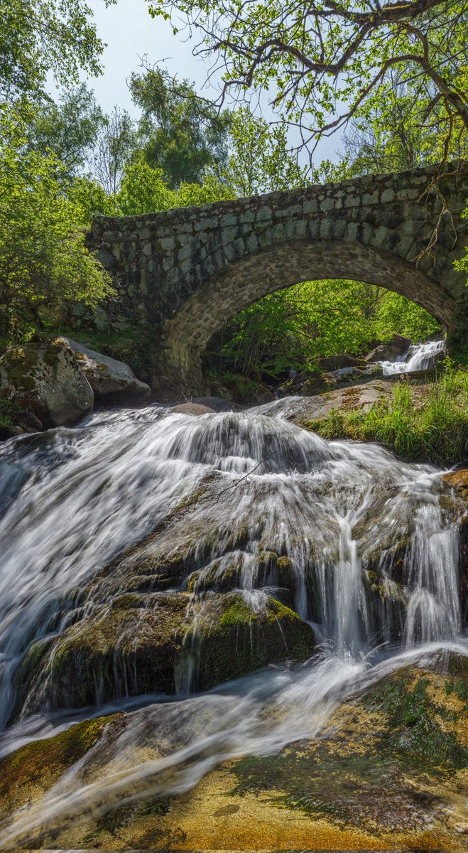 El pont Sassanat sobre el riu Tristaina, Principat d'Andorra.