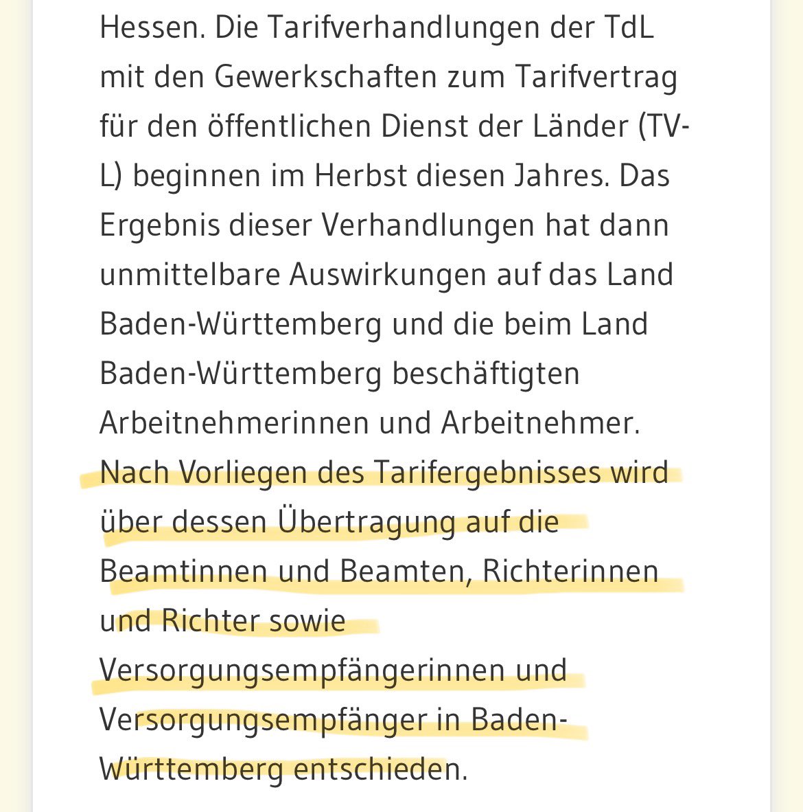 Landesbeamte wie Lehrer […] blicken auf die anstehende Besoldungsrunde im öffentlichen Dienst der Länder. Neben einer deutlichen Erhöhung der Besoldung hoffen sie auf einen Inflationsausgleich. Die Gewerkschaften fordern 10,5 Prozent, mindestens 500 Euro mehr Gehalt. #edubw