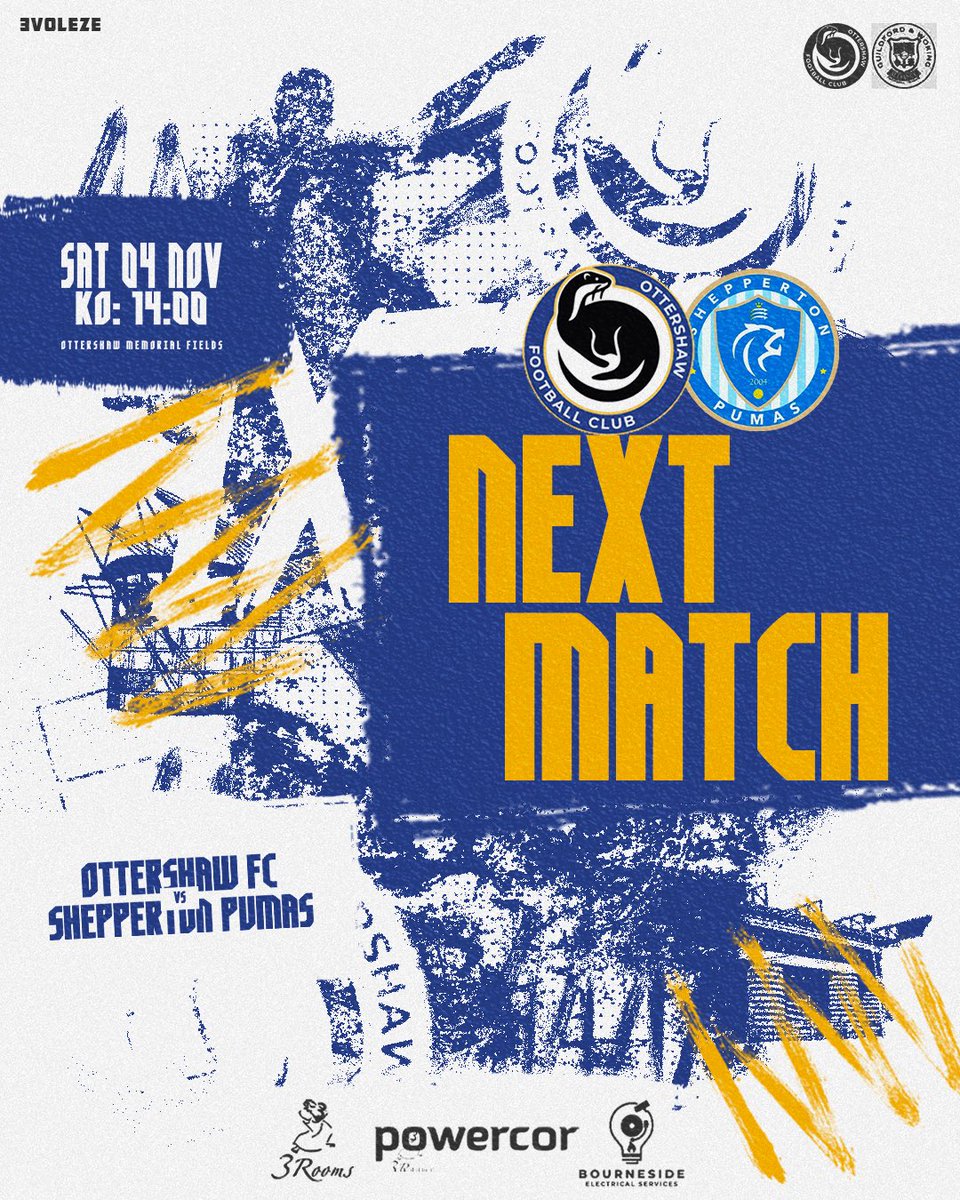 Home game vs Shepperton Pumas
Ottershaw Memorial Fields 📍
2pm KO.
Come down and show your support!
#UTO 🦦🟡🔵