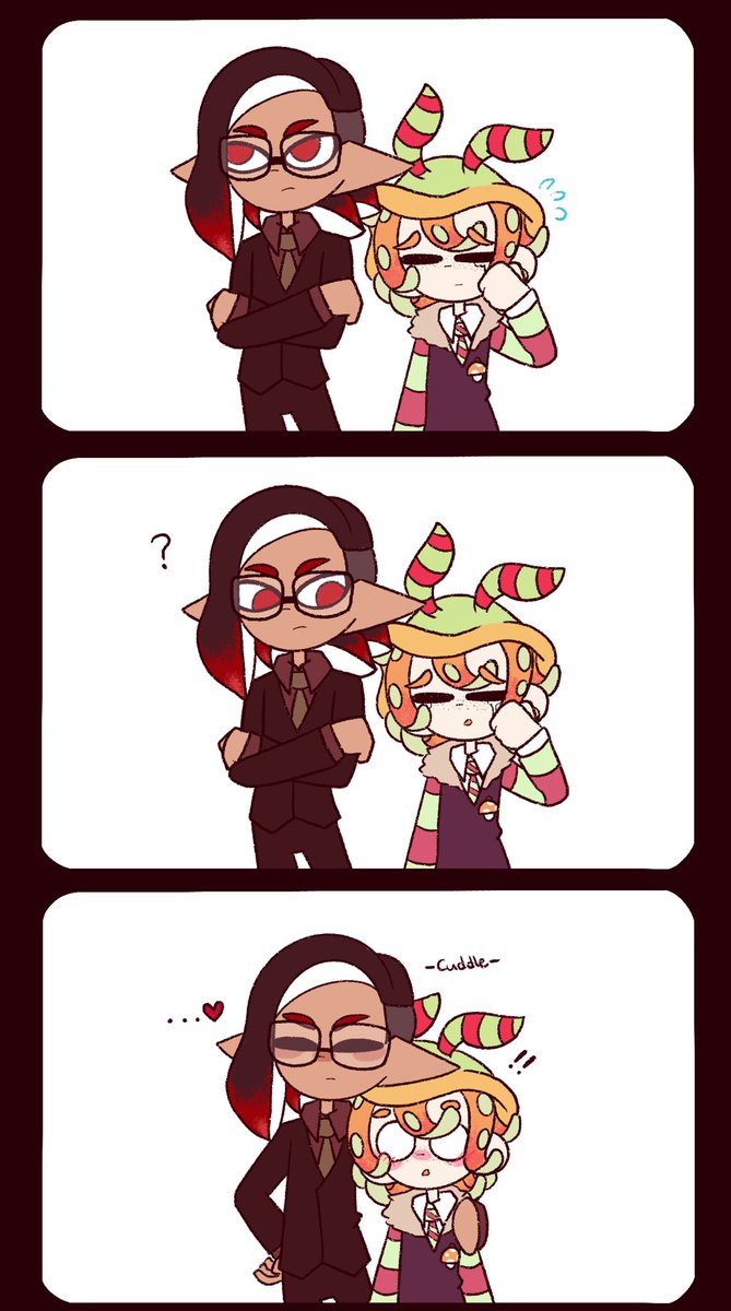 APeonySeapie's tweet image. Small warm up comic of #Maxxflow 🍄❤️💚

I haven’t drawn in so long I missed drawing these gays XD

Maxx belongs to my bf! @El_pinche_Nafah 

#DJSeaflow #Splatoon