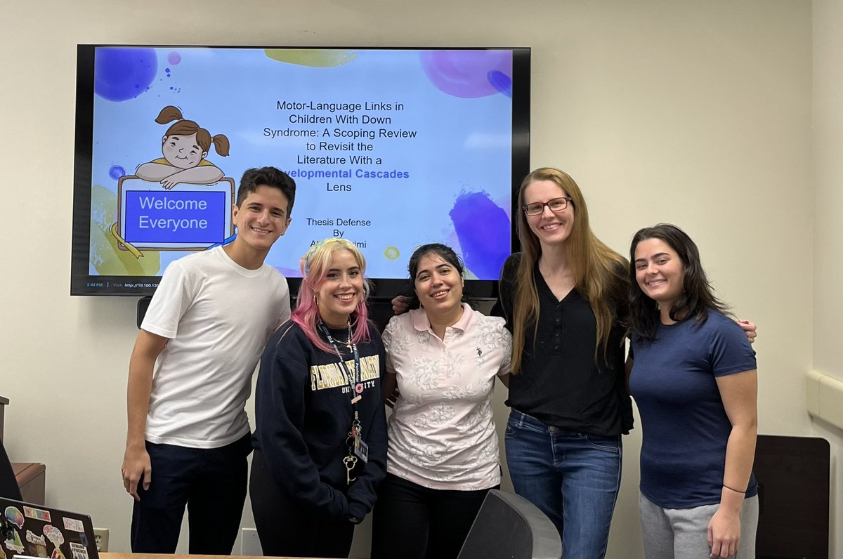 Congrats to #FIUDevSci grad student <a href="/AtefehKarimi12/">Atefeh Karimi</a> on the successful defense of your masters thesis, and thanks to the HANDS team for coming out in support! With <a href="/ElizaLNelson/">Dr. Eliza Nelson</a> <a href="/spruden/">Dr. Shannon Pruden</a> @DrStefanyC <a href="/MelissaBaralt/">Dr. Melissa Baralt</a> <a href="/schoolreadylab/">School R.E.A.D.Y Lab</a> <a href="/Kaityn_Contino/">Dr. Kaityn Contino, PhD 🇨🇺</a>