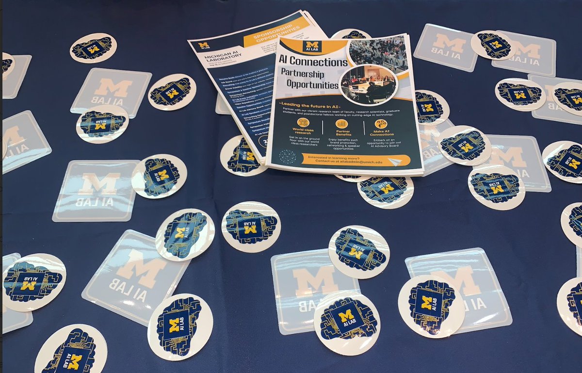MichiganAI (@michigan_ai) on Twitter photo Getting ready for an exciting Illuminate event at Michigan Science Center!
Michigan AI's <a href="/OanaIgnatRo/">Oana Ignat 👩💻🎓📚🇷🇴🌍</a> and <a href="/MeeraKrishnamo1/">Meera Krishnamoorthy</a> are just done setting up their #AI displays, take a look:
⬇️ Getting ready for an exciting Illuminate event at Michigan Science Center!
Michigan AI's <a href="/OanaIgnatRo/">Oana Ignat 👩💻🎓📚🇷🇴🌍</a> and <a href="/MeeraKrishnamo1/">Meera Krishnamoorthy</a> are just done setting up their #AI displays, take a look:
⬇️