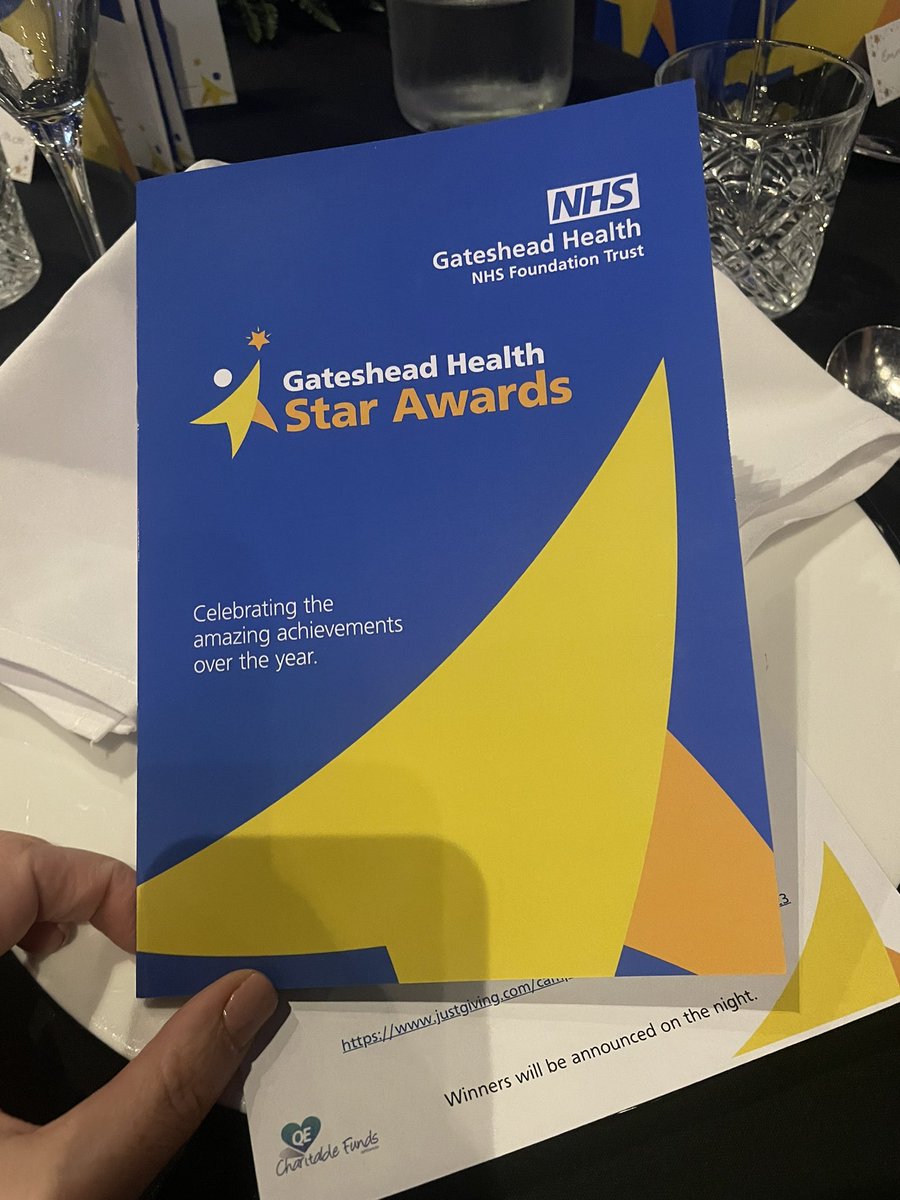 Celebrating at the Gateshead star awards tonight. Keeping everything crossed that Abi wins the futures award