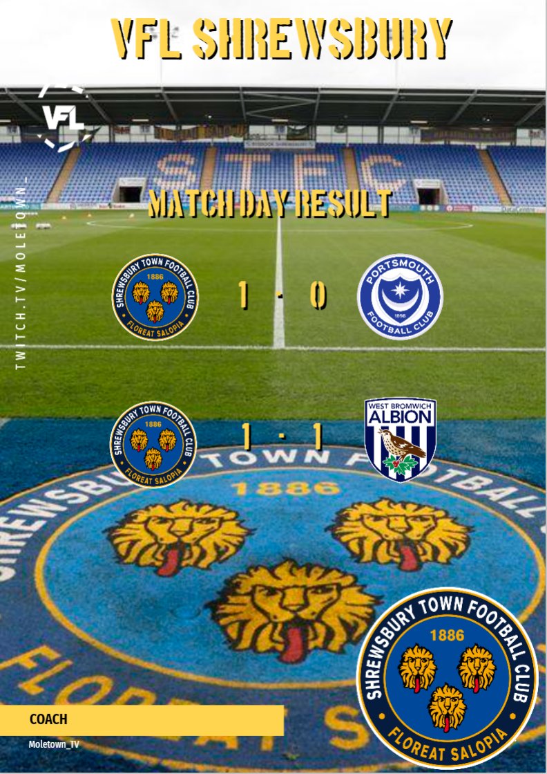 VFLShrews's tweet photo. a strong start to the season!!!

a big win first game followed by a tight draw that on another day we score 4 or 5 

onto the next one!! 

UP THE SALOP!!!

@TheVFL_ https://t.co/HOSGasMBvW
