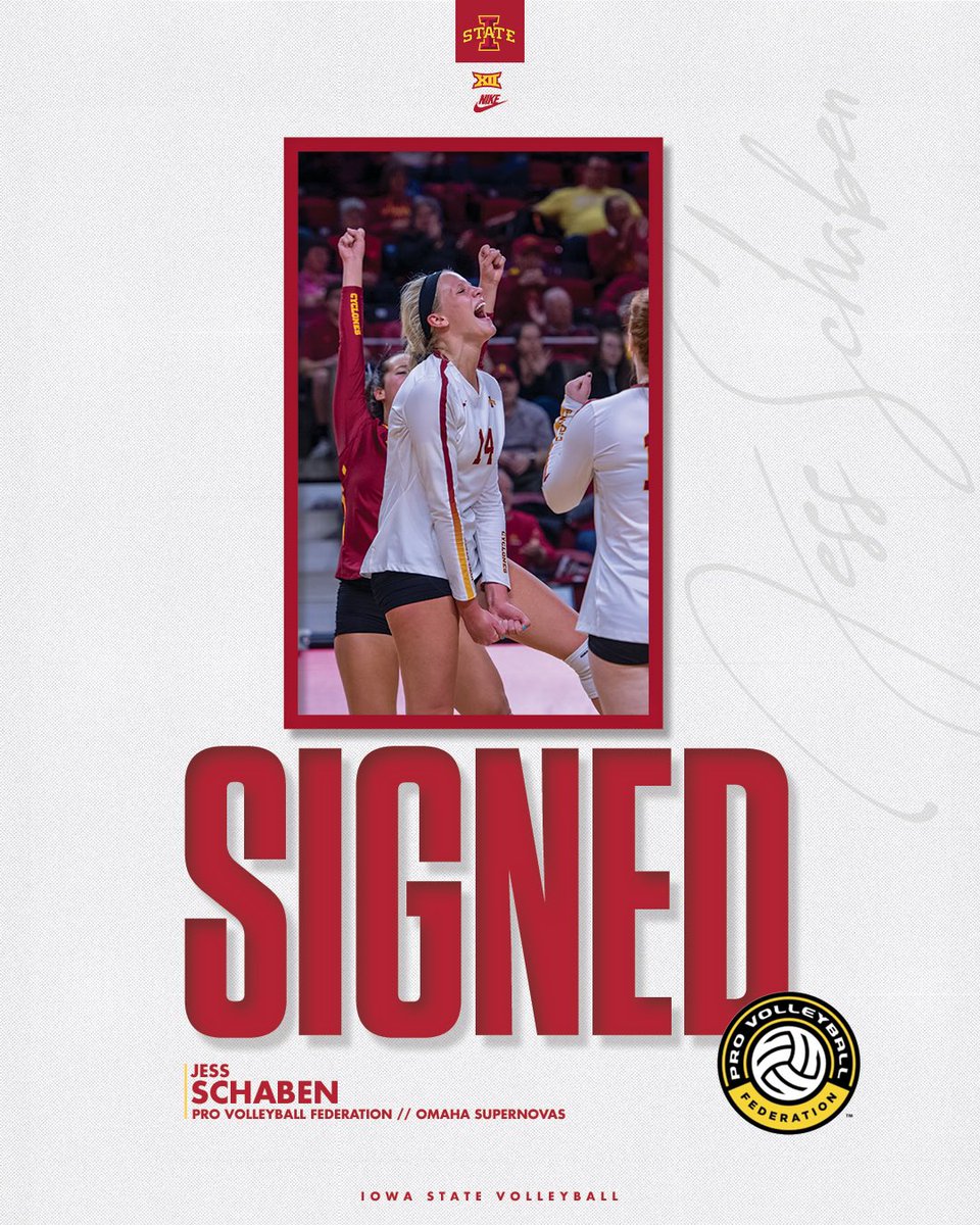 Congrats to Jess Schaben Lansman for both her induction into the IGHSAU Hall of Fame last night and for signing with the Omaha Supernovas to play professionally with the Pro Volleyball Federation!

🌪️🏐🌪️