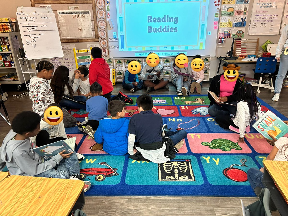 Reading Buddies are the BEST! Thanks to Ms. Hargrove’s 6th grade class for coming to read with us this afternoon 📖 ♥️ #RISDWeAreOne #RISDbelieves #FLABuiltForThis