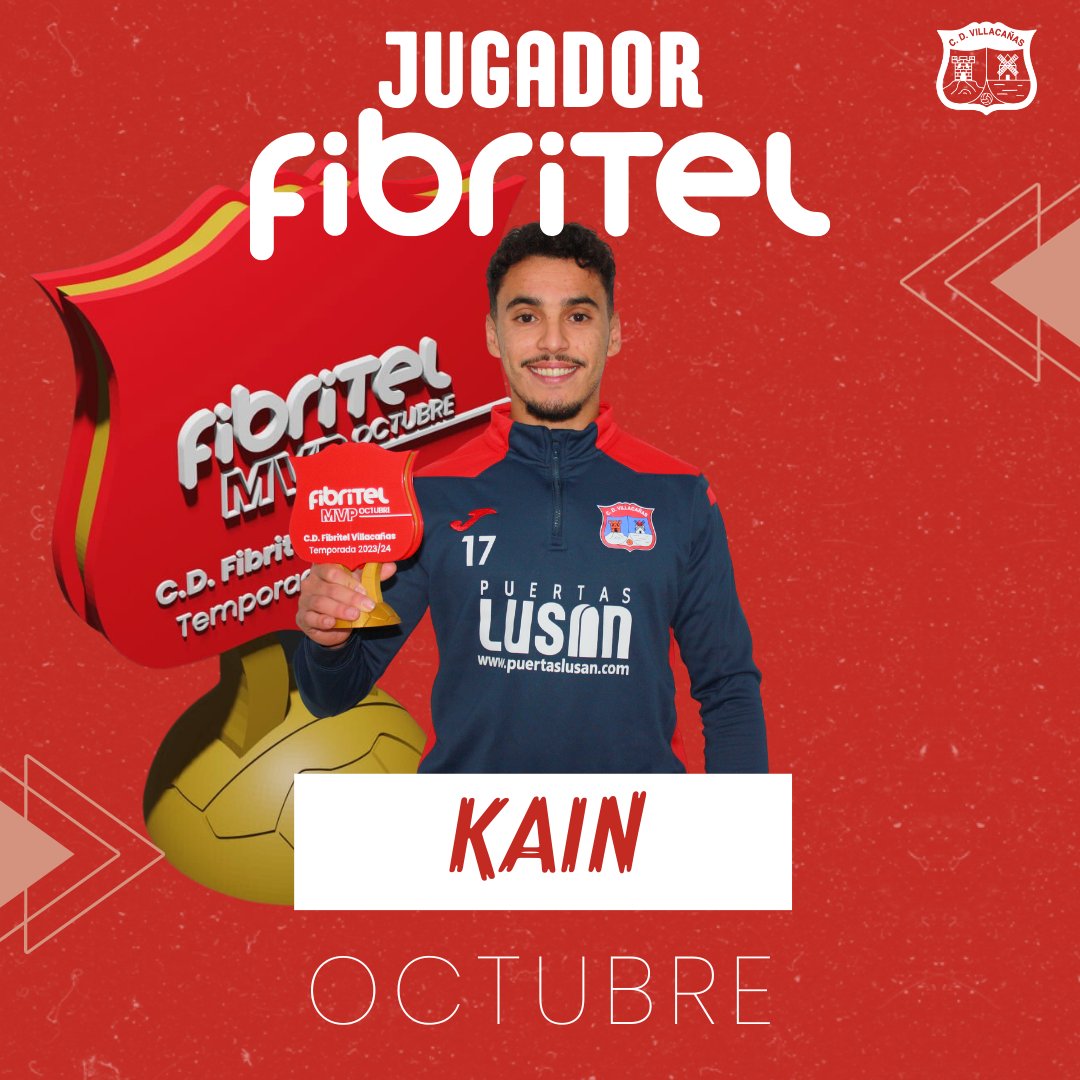 🏆 JUGADOR FIBRITEL OCTUBRE.

KAIN! repite como MVP!!

Contabilizados los puntos de las 4 jornadas disputadas en Octubre, el MVP ha vuelto a recaer en nuestro Spiderman 🕷️🕸️ KAIN!!! 🙌🏻
Este tío es muy bueno!!!

Enhorabuena crack ♥️

#SoñamosDespiertos
#VamosVillacañas
<a href="/FPanocha/">FRENTE PANOCHA</a>