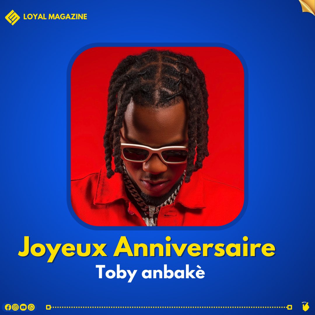 LoyalMag's tweet photo. Joyeux anniversaire à @tobyanbake  🎉🎊
#haitian #rap #hiphop #birthday https://t.co/L5EfcaLDgU